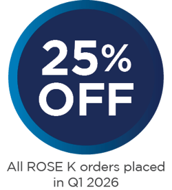 25 off rose k-1