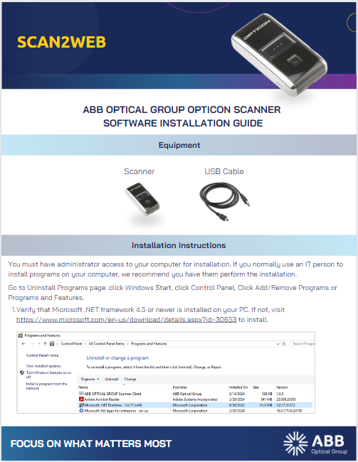 ABB SCL Scanner